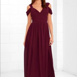 Make Me Move Burgundy Maxi Dress